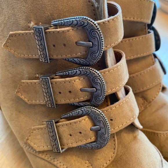 SO Women's Booties  Size 8.5  Western Steampunk - Picture 3 of 6